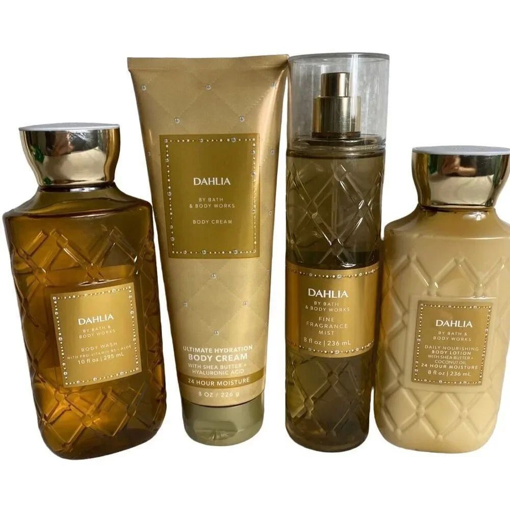 Bath and Body Works DAHLIA 4 PC Set